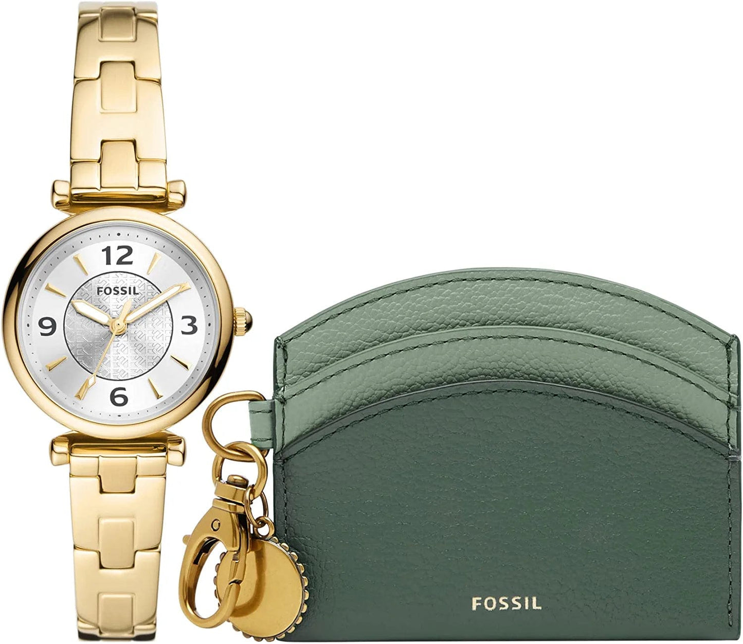 Women'S Carlie Mini Quartz Stainless Steel Dress Watch Gold/Balsam Gift Set