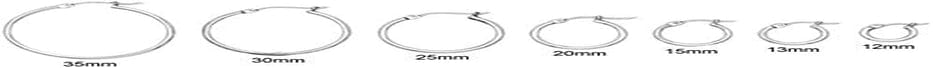 Women'S Classics Silvertone Large Hoop Earrings