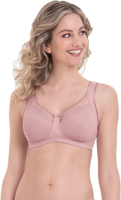 Women'S Comfort Clara Soft Cup Bra 5859 Rosewood / 40C