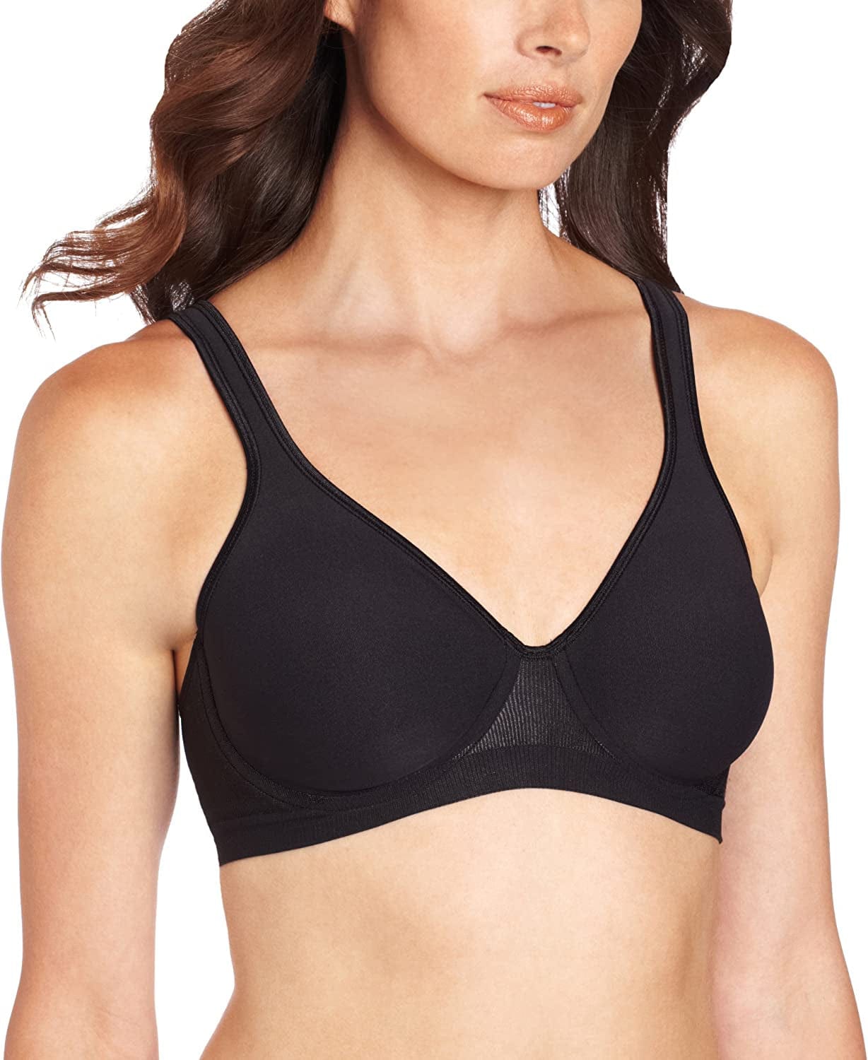 Women'S Comfort Revolution Underwire Bra with Smart Sizes Black / X-Small