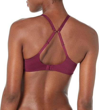 Women'S Comfortblend Low-Cut T-Shirt Bra with Convertible Racerback Straps