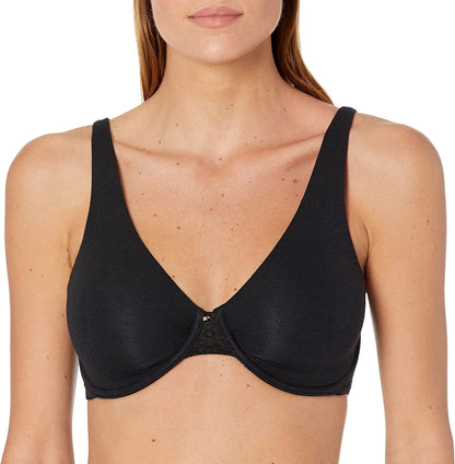 Women'S Cotton Touch Unlined Bra Black / 36B