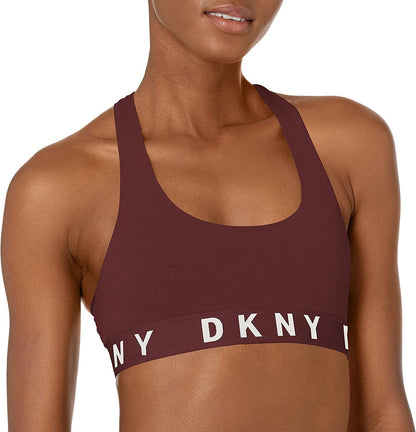 Women'S Cozy Boyfriend Racerback Bralette Vamp/Whisper White / 2X
