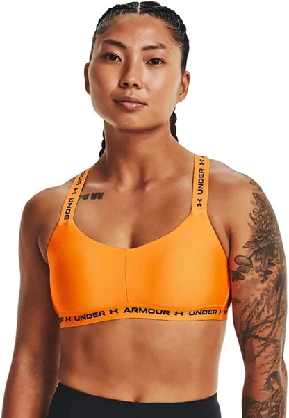 Women'S Crossback Low Bra Cruise Gold (588)/White / Medium