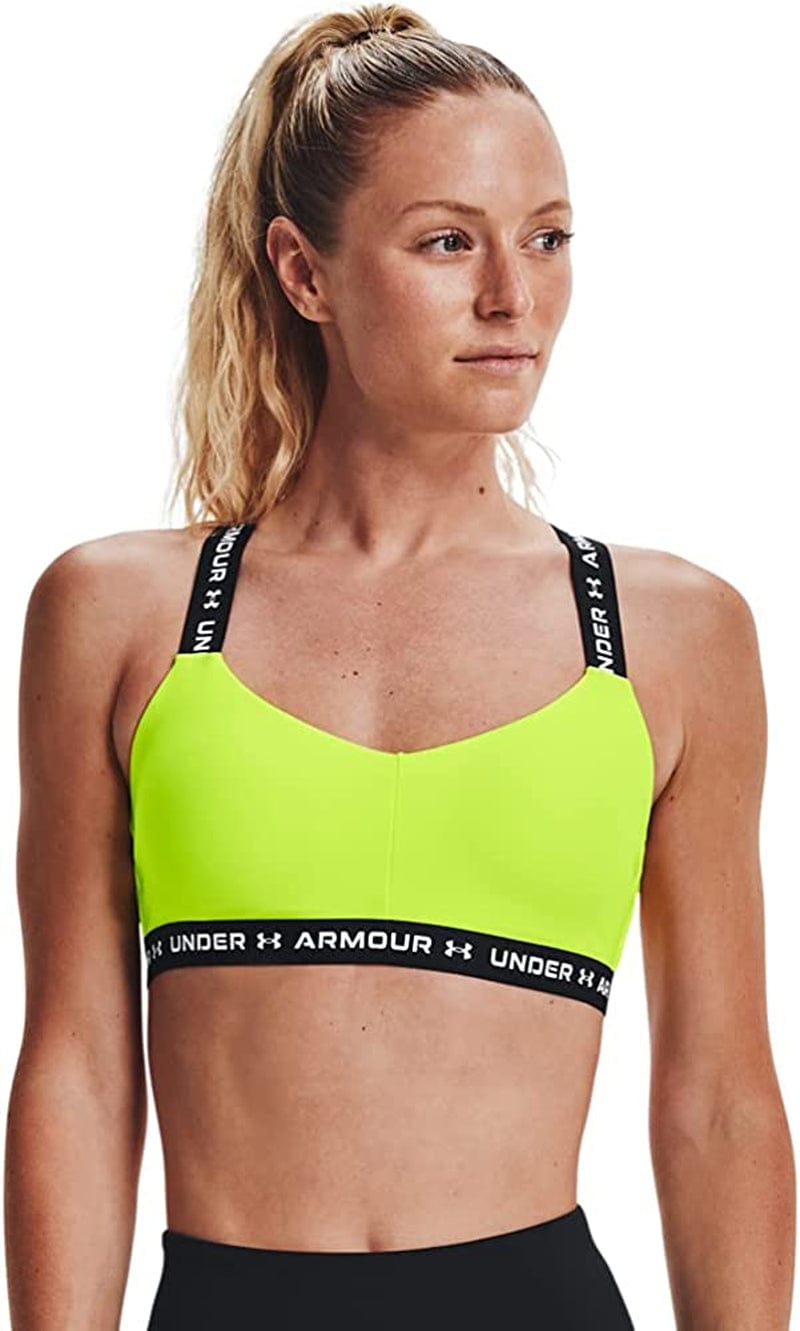 Women'S Crossback Low Bra High-vis Yellow (731)/White / X-Small