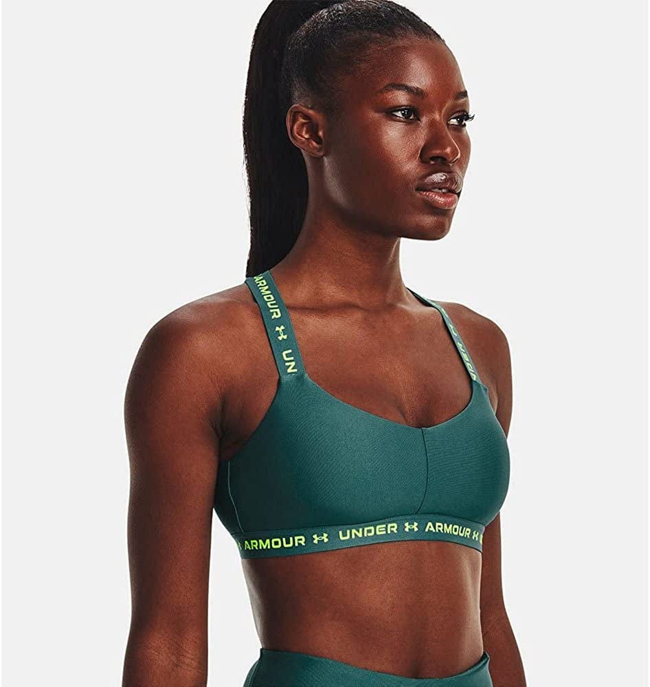 Women'S Crossback Low Bra (722) Coastal Teal / / Lime Surge / X-Large