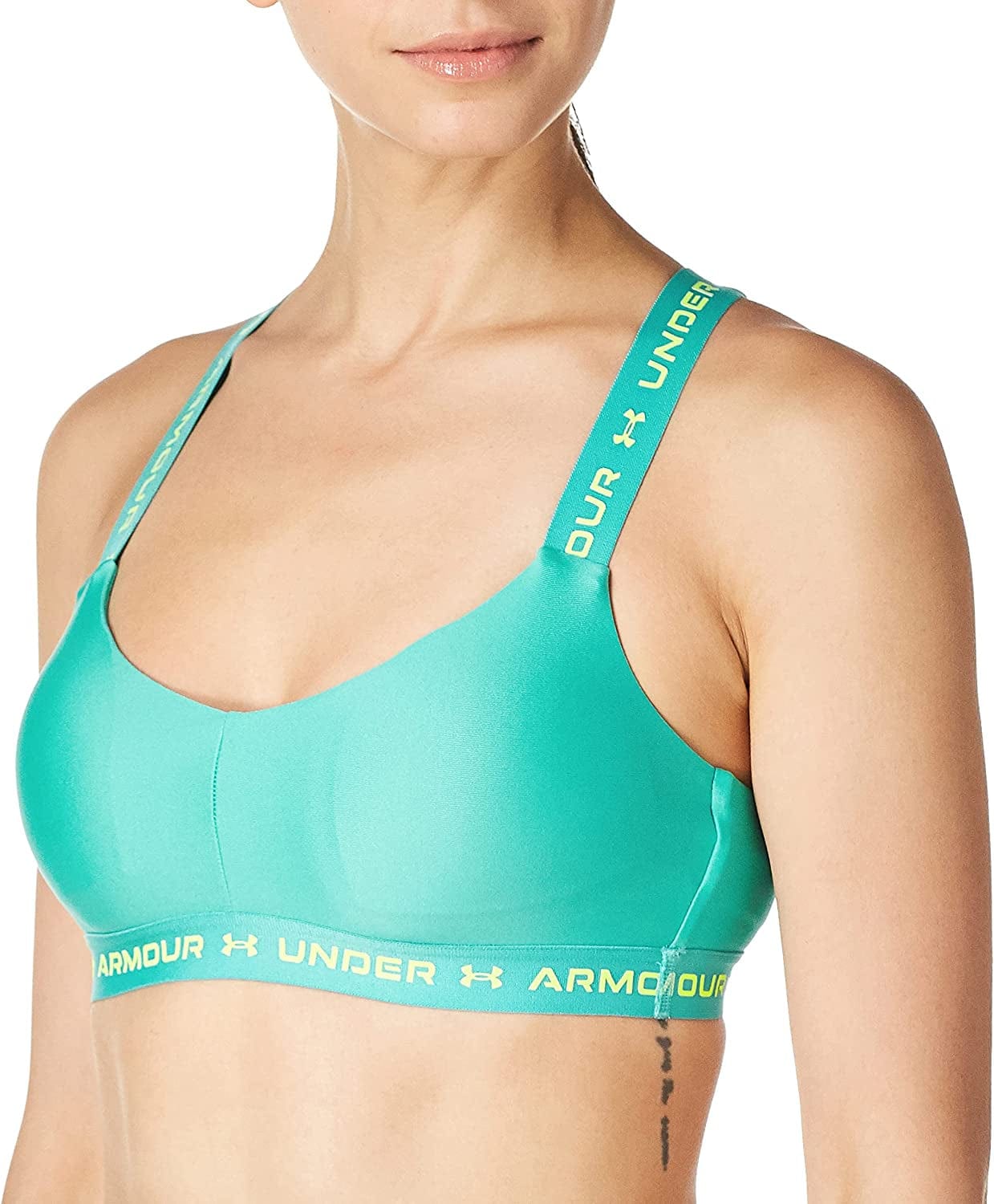 Women'S Crossback Low Bra Neptune (369)/Opal Blue / Large