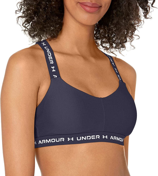 Women'S Crossback Low Bra (411) Midnight Navy / / White / Small