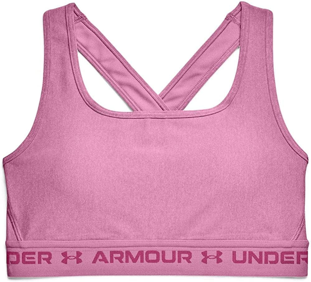Women'S Crossback Mid Heather Bra Planet Pink Light Heather/Pink Quartz / 8-10