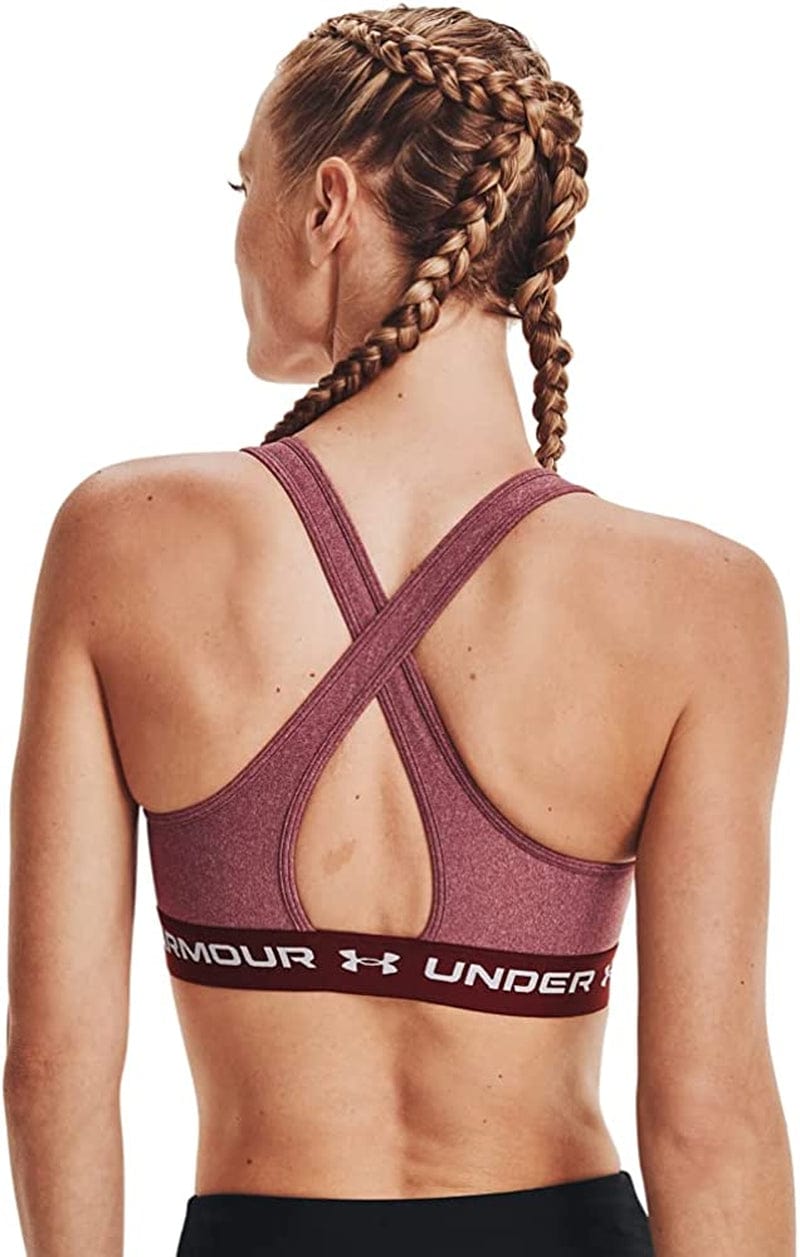 Women'S Crossback Mid Heather Bra