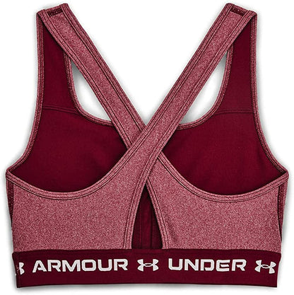 Women'S Crossback Mid Heather Bra