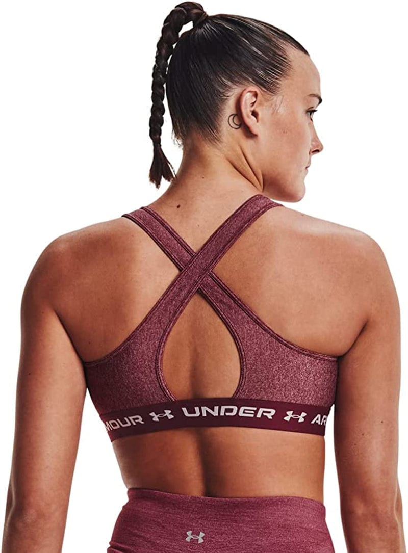 Women'S Crossback Mid Heather Bra