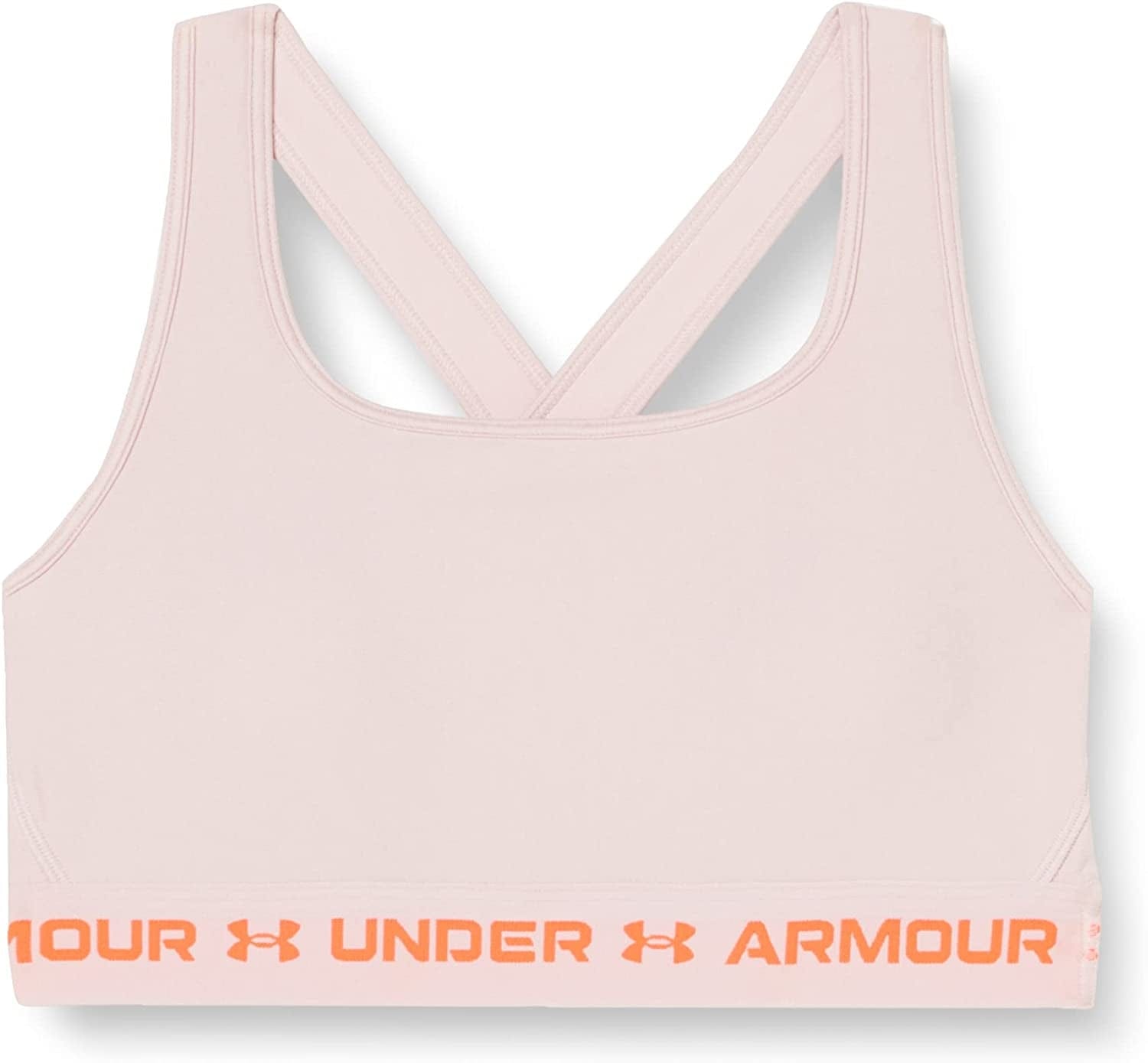 Women'S Crossback Mid Heather Bra Retro Pink Light Heather (676)/Cloudless Sky / Medium