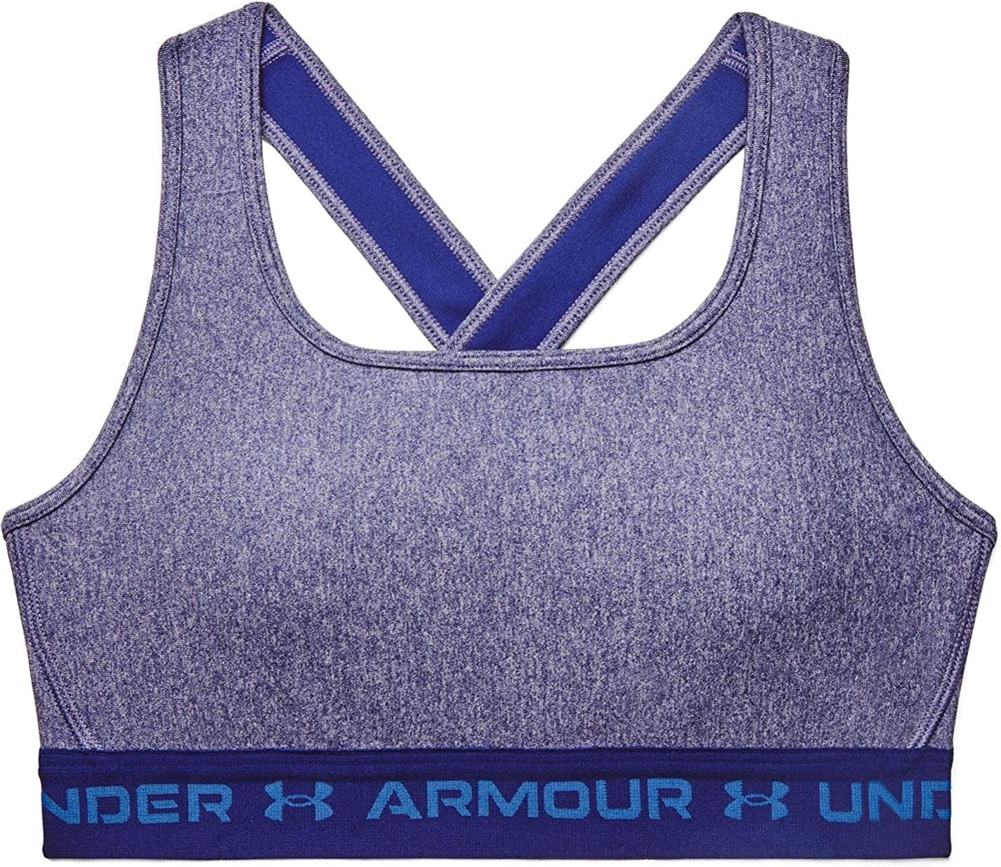 Women'S Crossback Mid Heather Bra Regal Light Heather (415)/Stardust Blue / Small