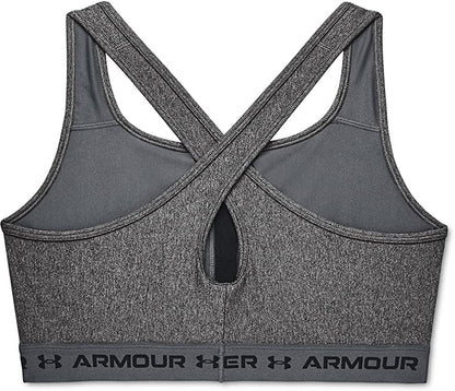 Women'S Crossback Mid-Impact Heather Sports Bra