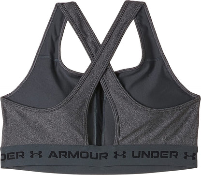 Women'S Crossback Mid-Impact Heather Sports Bra