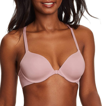 Women'S Demi Underwire Bra, One Fab Fit Demi Bra, Underwire Bra, Lightly Padded Racerback T-Shirt Bra Raspberry Icing / 38D