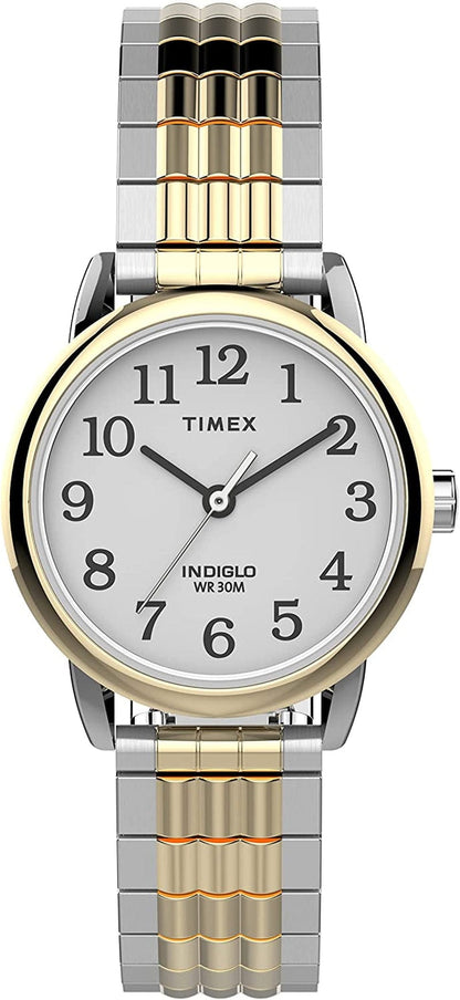 Women'S Easy Reader 25Mm Perfect Fit Watch Two-Tone/White