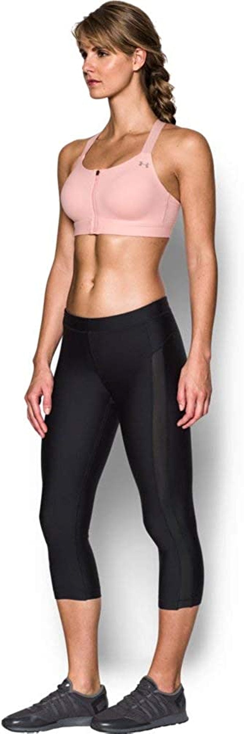 Women'S Eclipse High Impact Front Zip Sports Bra