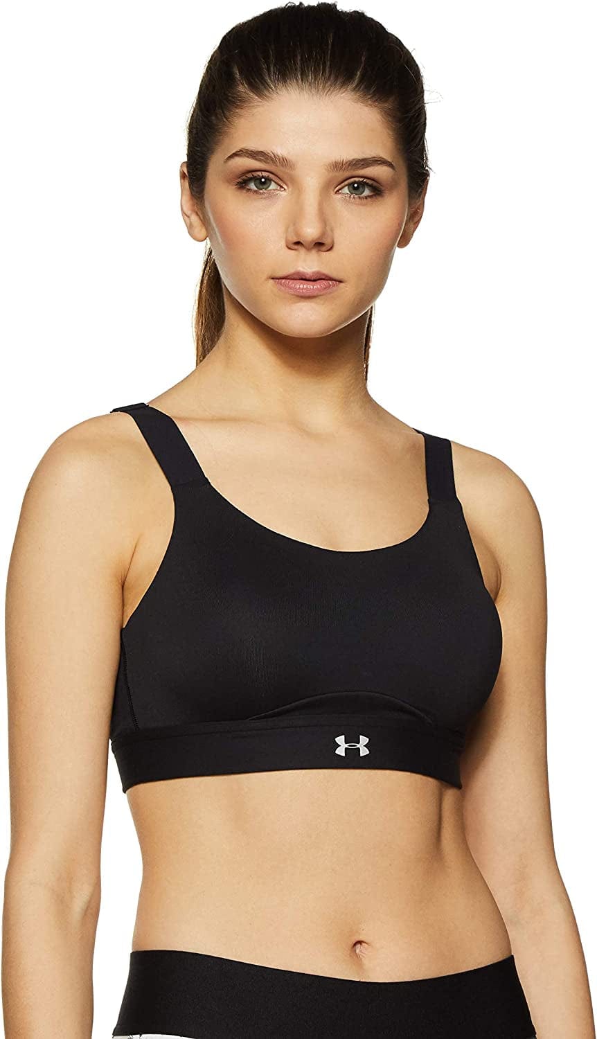 Women'S Eclipse High Impact Sports Bra Black (001)/Metallic Silver / 32C