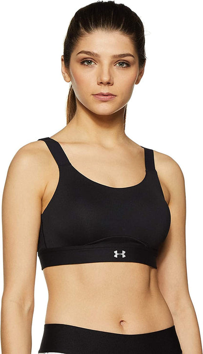 Women'S Eclipse High Impact Sports Bra Black (001)/Metallic Silver / 32C