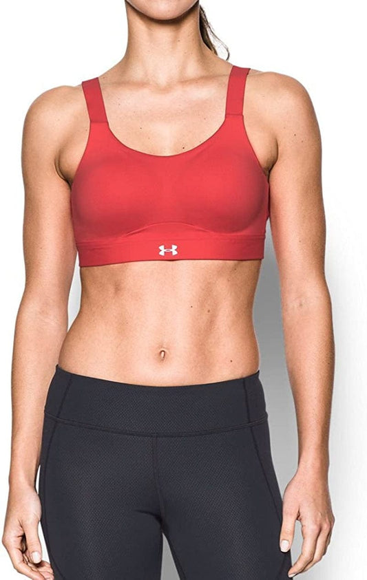 Women'S Eclipse High Impact Sports Bra Pomegranate (693)/Metallic Silver / 32A
