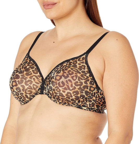 Women'S Embrace Side Support Bra Brown (Animal Print) / 38G