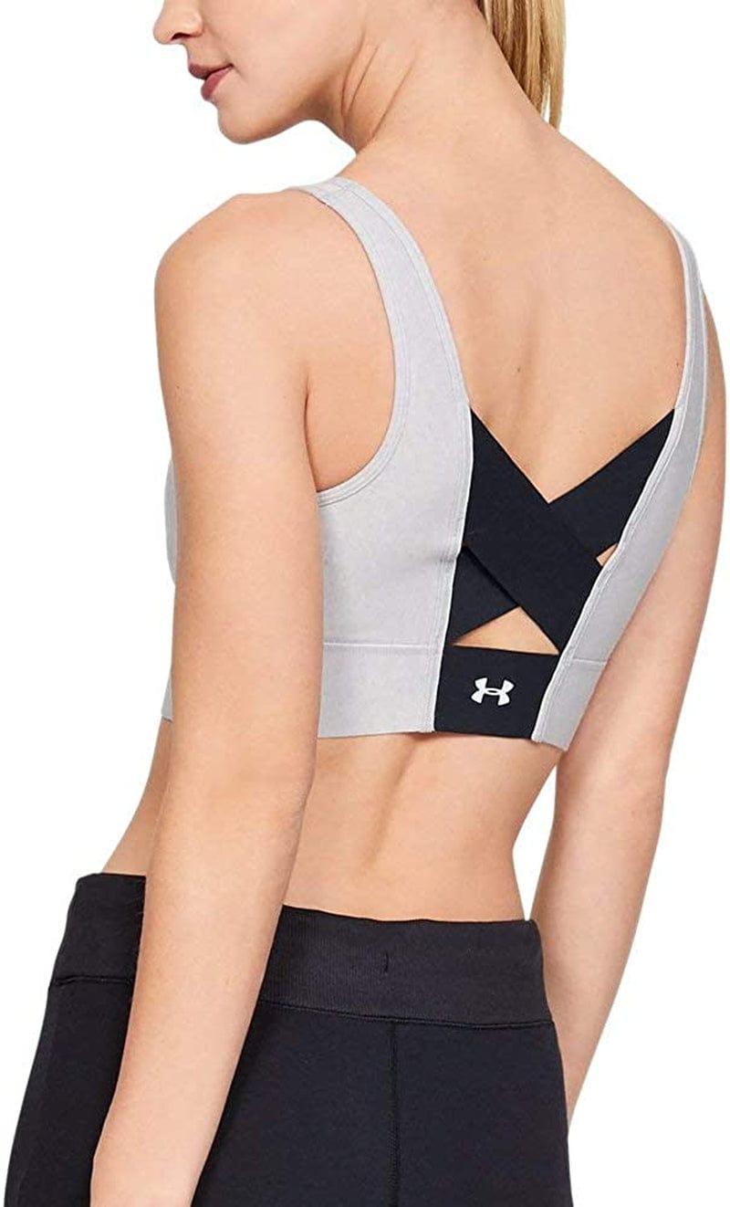 Women'S Favorite Cotton Everyday Long Heather Bra Mod Gray Medium Heather (014)/Tonal / Large