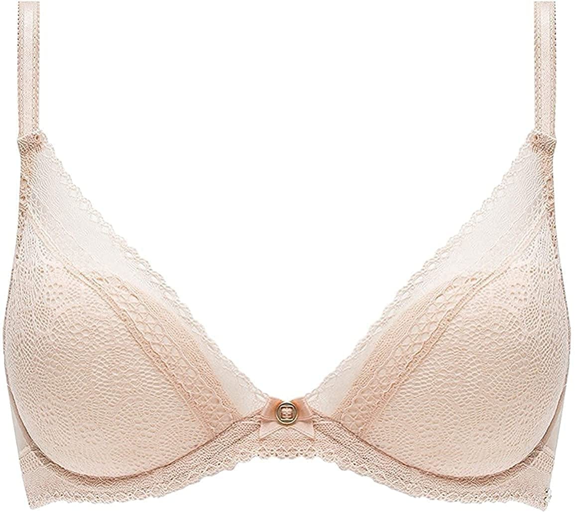 Women'S Festive Lace Plunge Bra