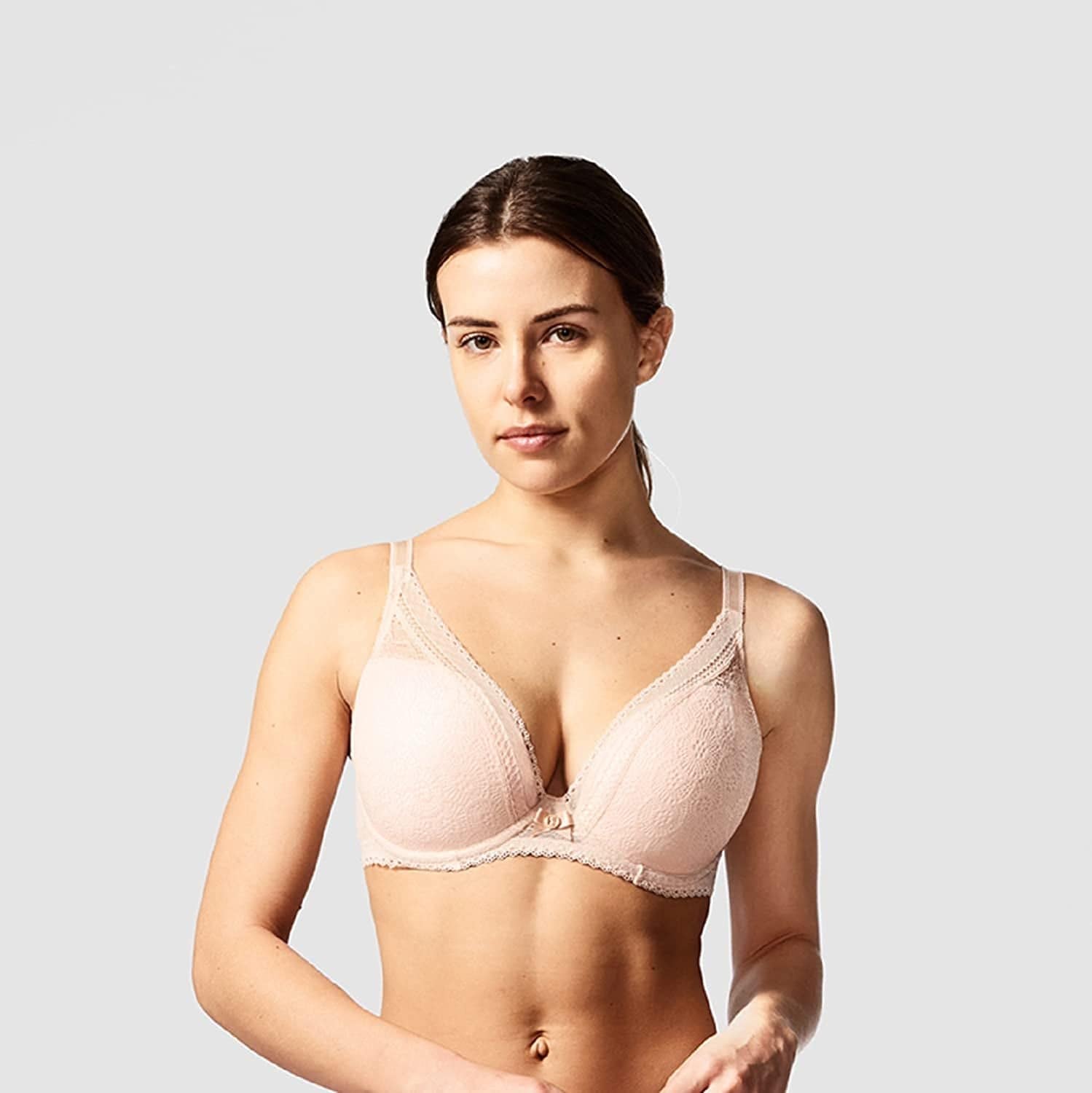 Women'S Festive Lace Plunge Bra