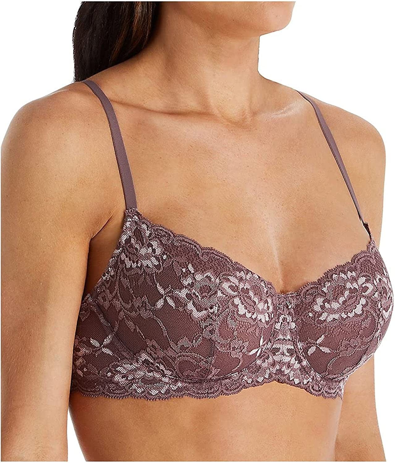 Women'S Flirt Demi Lace Bra Almond Spice/Pink Pearl / 36A