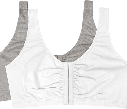 Women'S Front Closure Cotton Bra