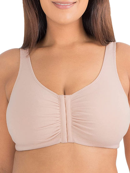 Women'S Front Closure Cotton Bra Sand / 1 / 36
