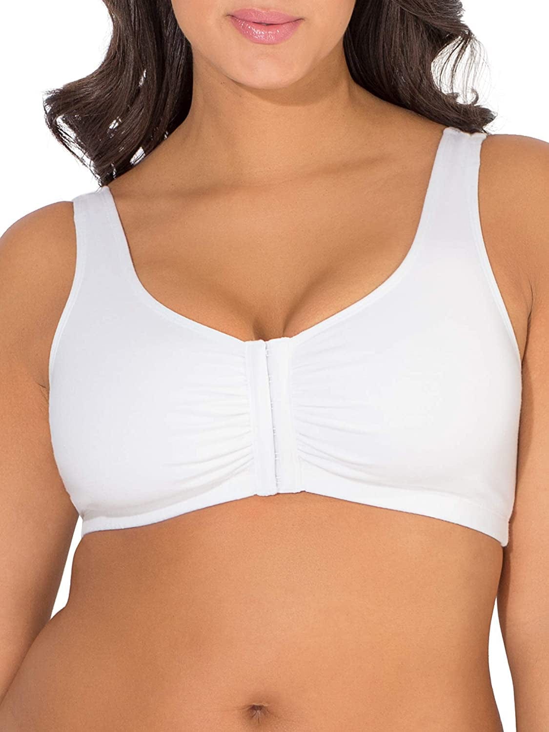 Women'S Front Closure Cotton Bra