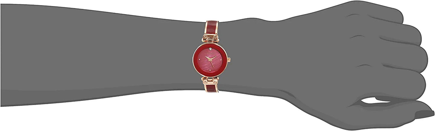 Women'S Genuine Diamond Dial Bangle Watch
