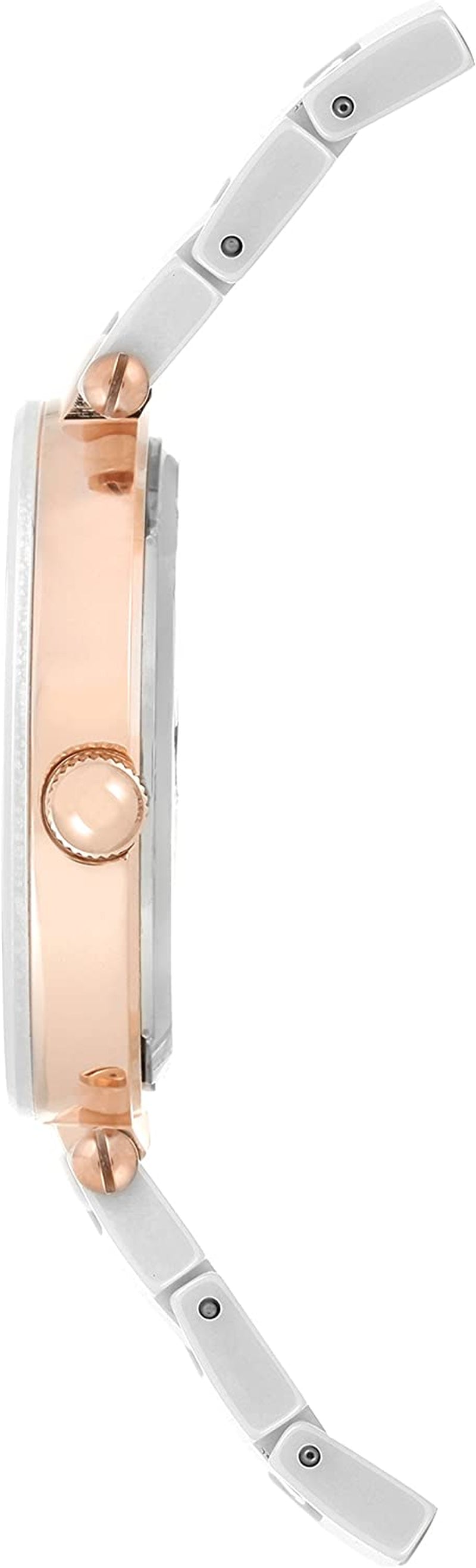 Women'S Genuine Diamond Dial Ceramic Bracelet Watch