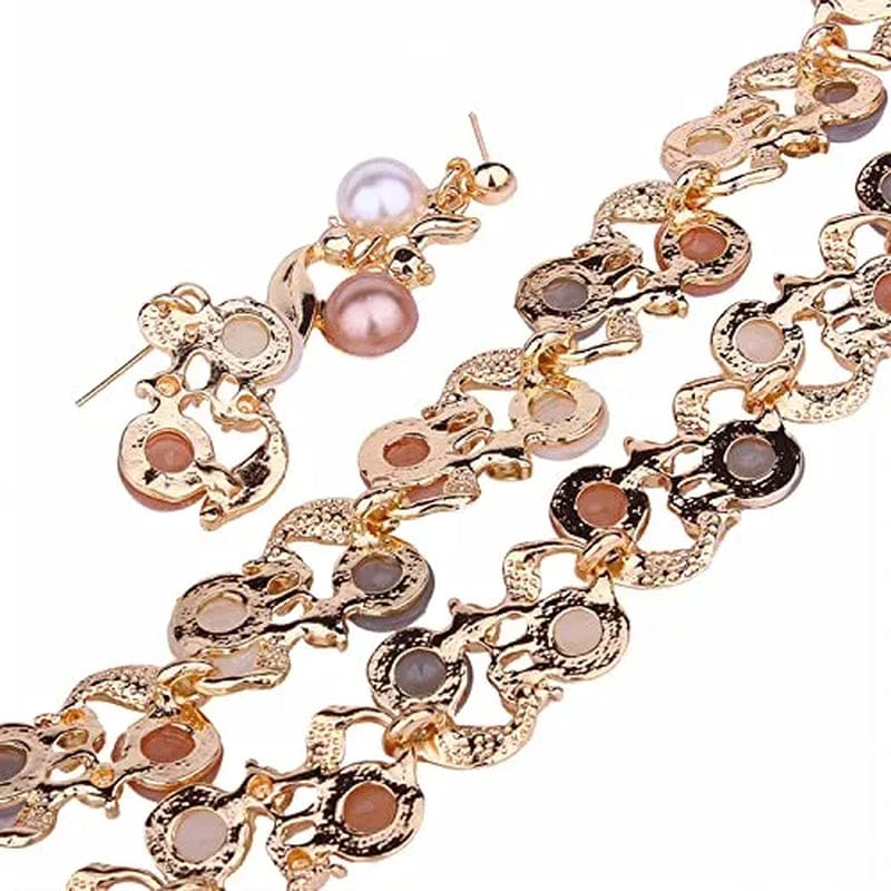 Women'S Hot Pearl Jewelry Set (Earrings and Necklace) for Party/Engagement/Wedding All Occasions (NARF2_10052)