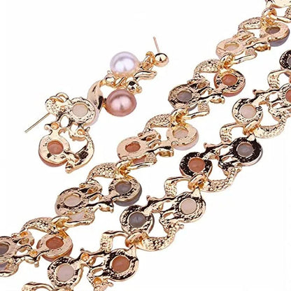 Women'S Hot Pearl Jewelry Set (Earrings and Necklace) for Party/Engagement/Wedding All Occasions (NARF2_10052)