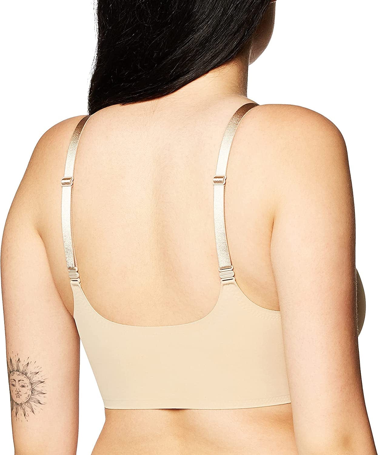 Women'S Invisibles Comfort Lightly Lined Seamless Wireless Triangle Bralette Bra