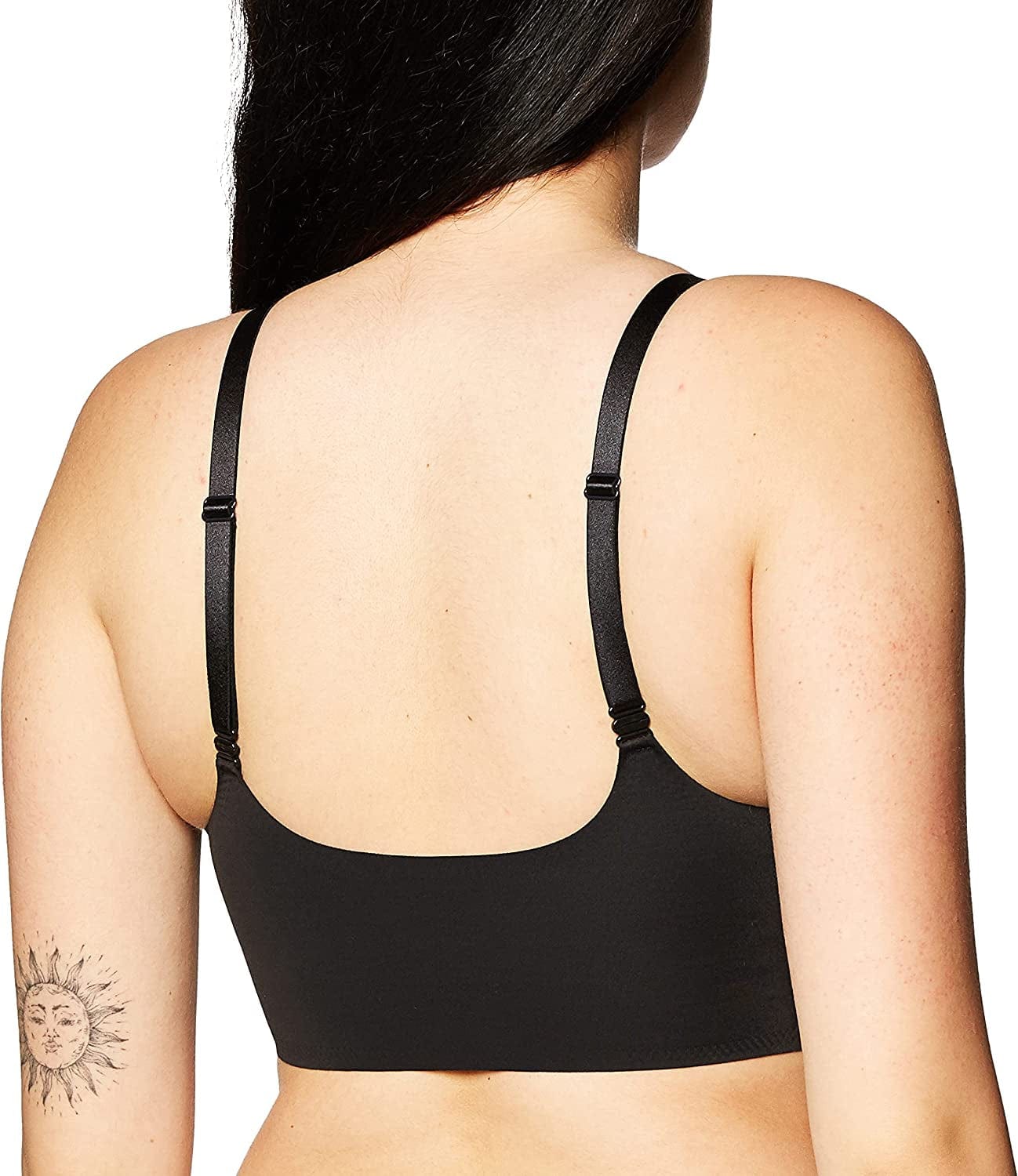 Women'S Invisibles Comfort Lightly Lined Seamless Wireless Triangle Bralette Bra