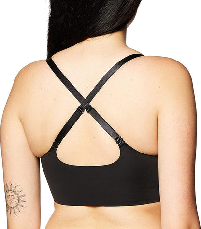 Women'S Invisibles Comfort Lightly Lined Seamless Wireless Triangle Bralette Bra
