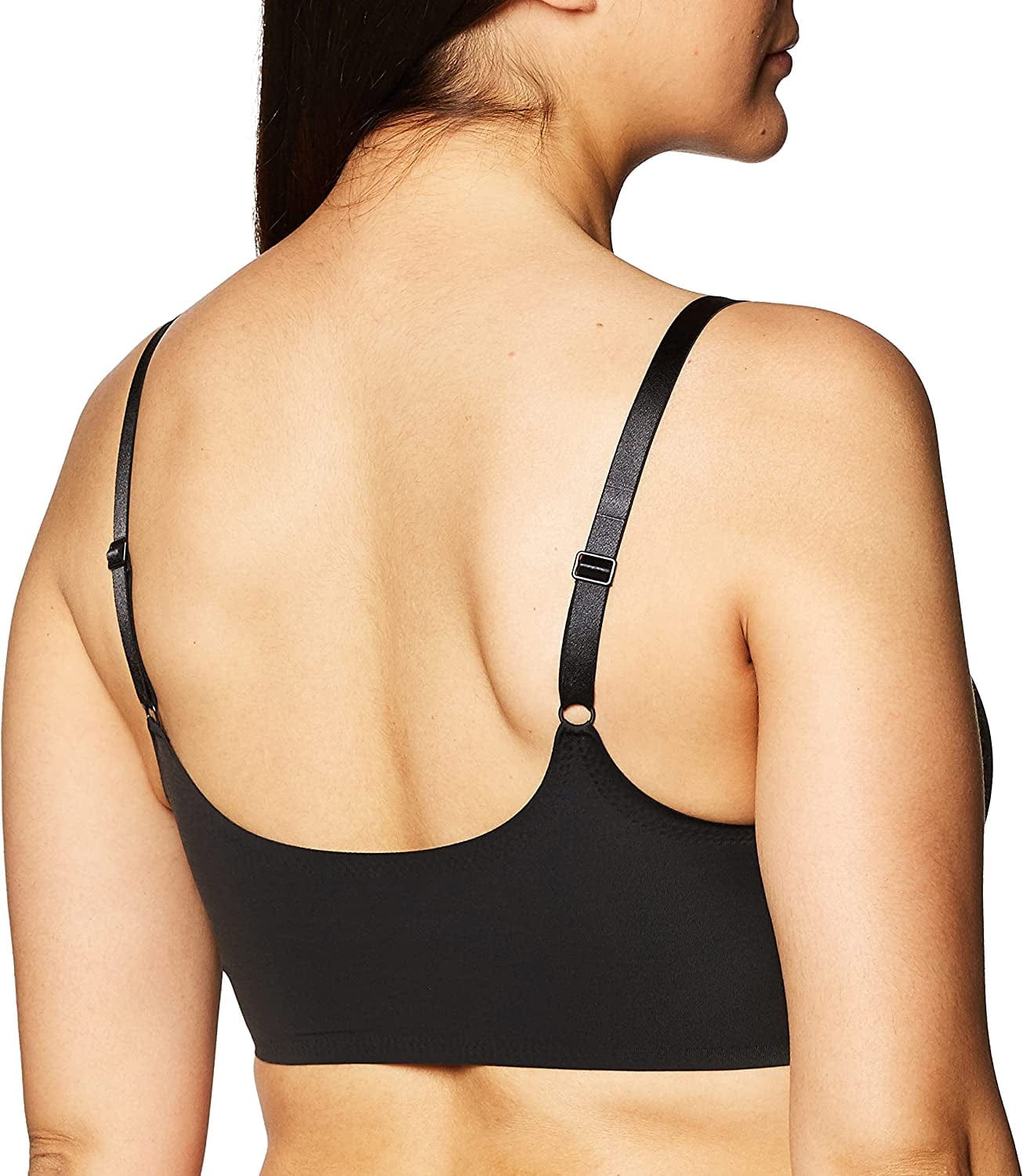 Women'S Invisibles Comfort Seamless Wireless Skinny Strap Retro Bralette Bra