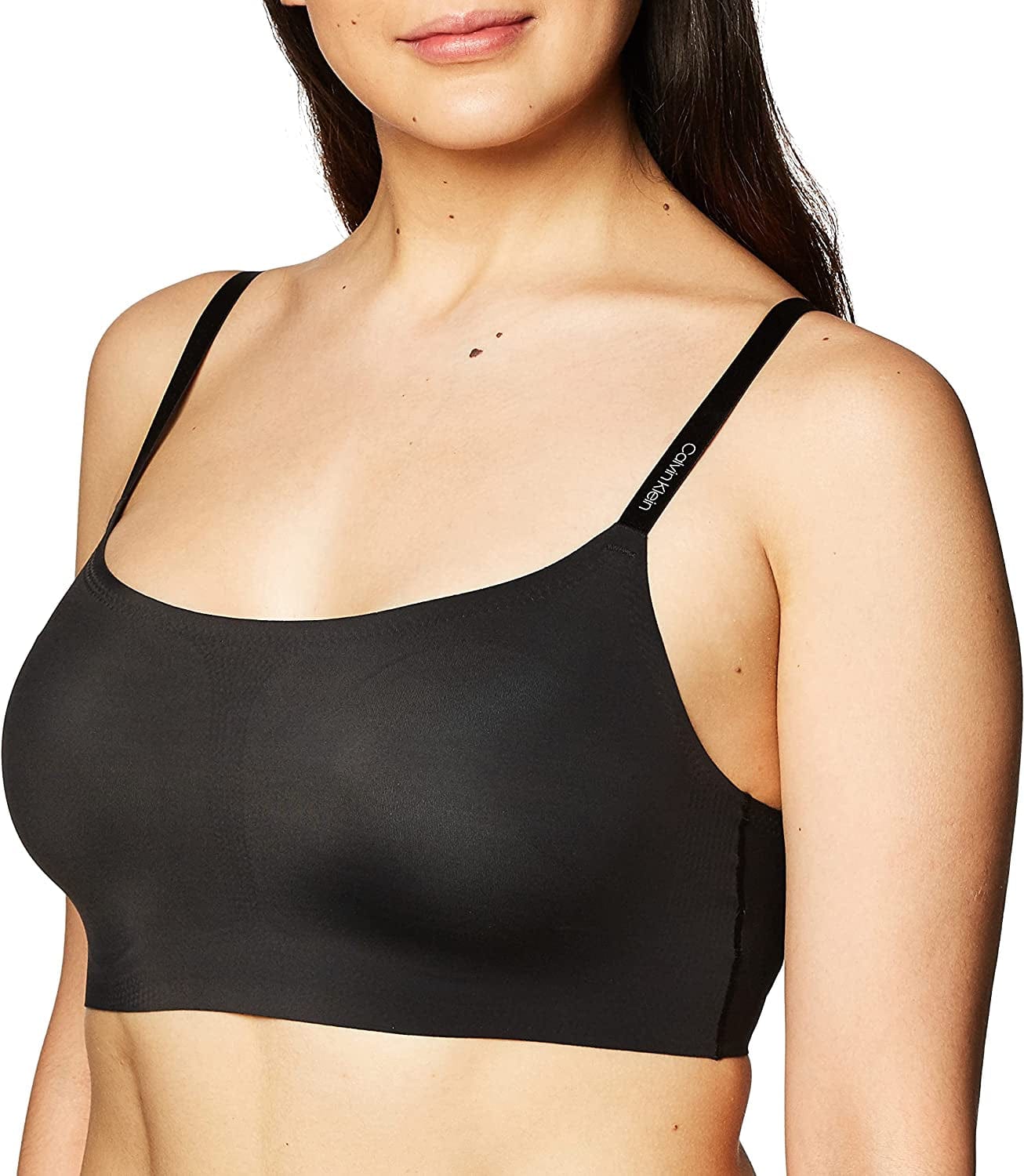 Women'S Invisibles Comfort Seamless Wireless Skinny Strap Retro Bralette Bra