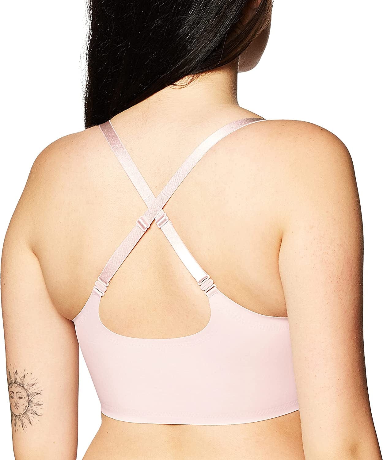 Women'S Invisibles Comfort Seamless Wireless Skinny Strap Retro Bralette Bra