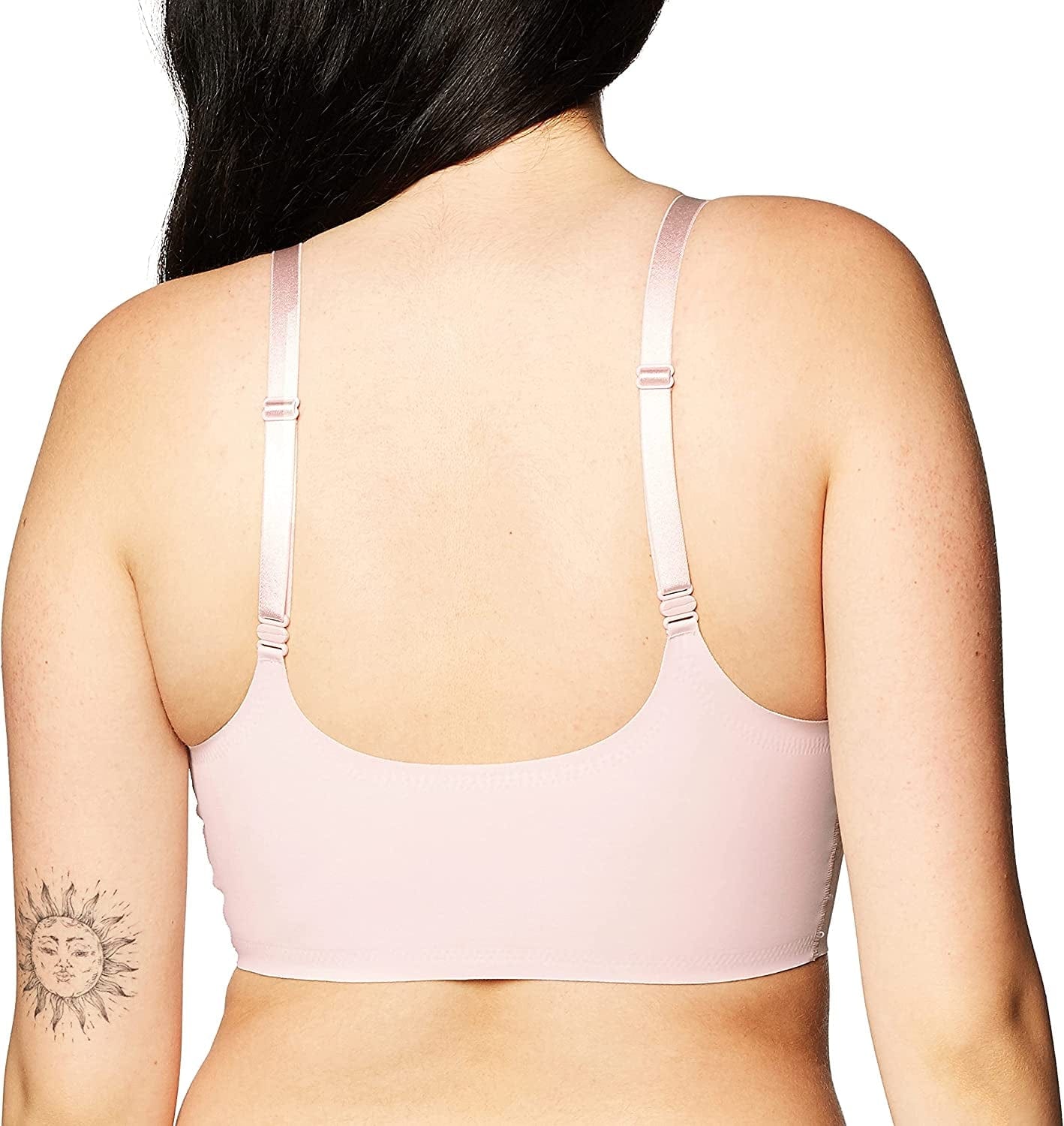 Women'S Invisibles Comfort Seamless Wireless Skinny Strap Retro Bralette Bra