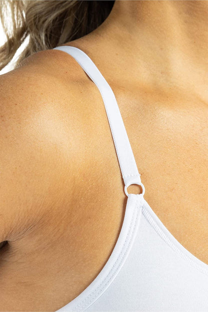 Women'S Light Support Spaghetti Strap Everyday Bralette: Wire Free Band