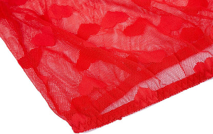 Women'S Lingerie Set Stretchy Lace Bandeau Bra Top Underwear with Shorts and Thong Size S-XXL