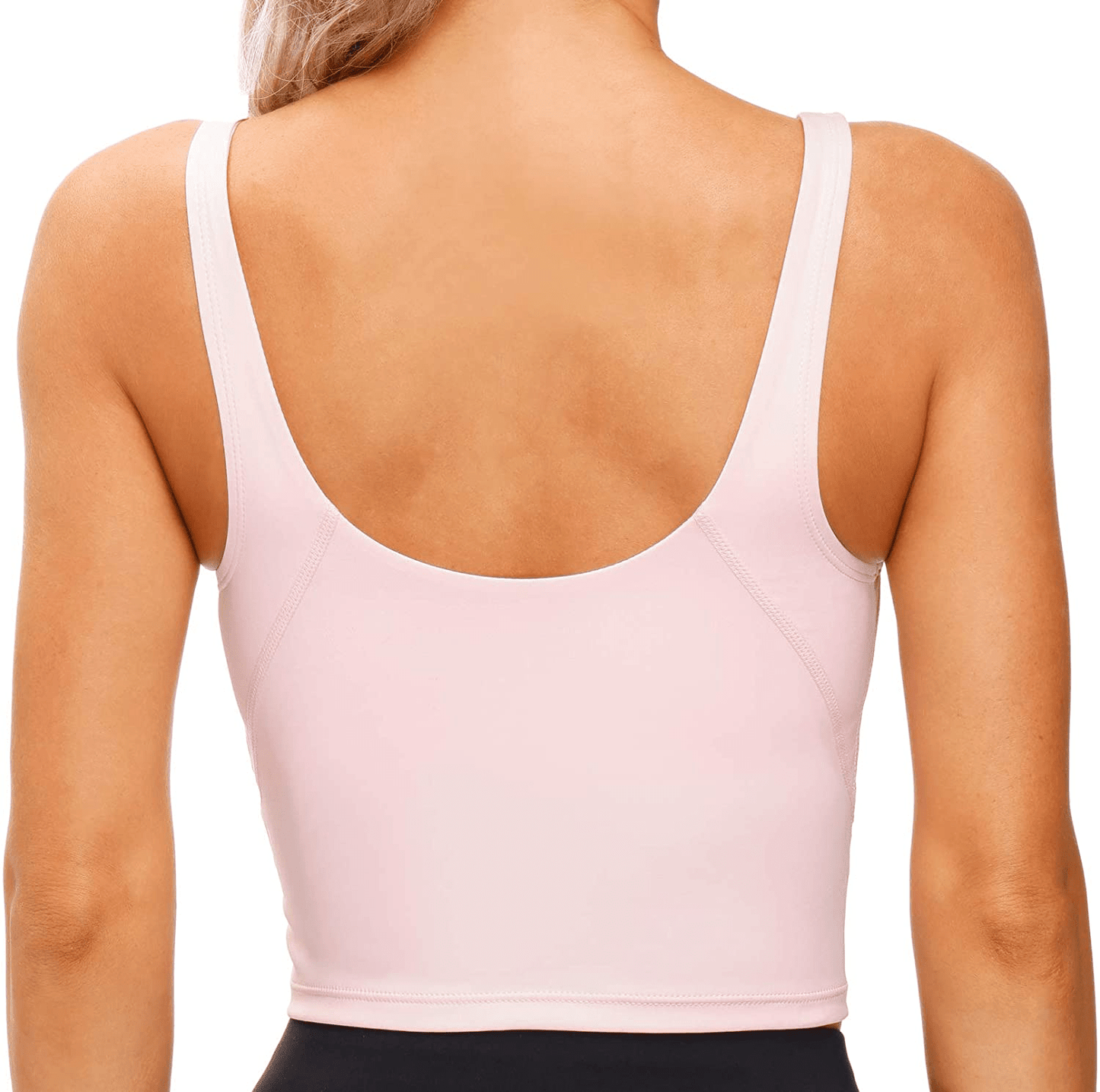 Women’S Longline Sports Bra Wirefree Padded Medium Support Yoga Bras Gym Running Workout Tank Tops Apparel & Accessories > Clothing > Underwear & Socks > Bras Kylie Max   