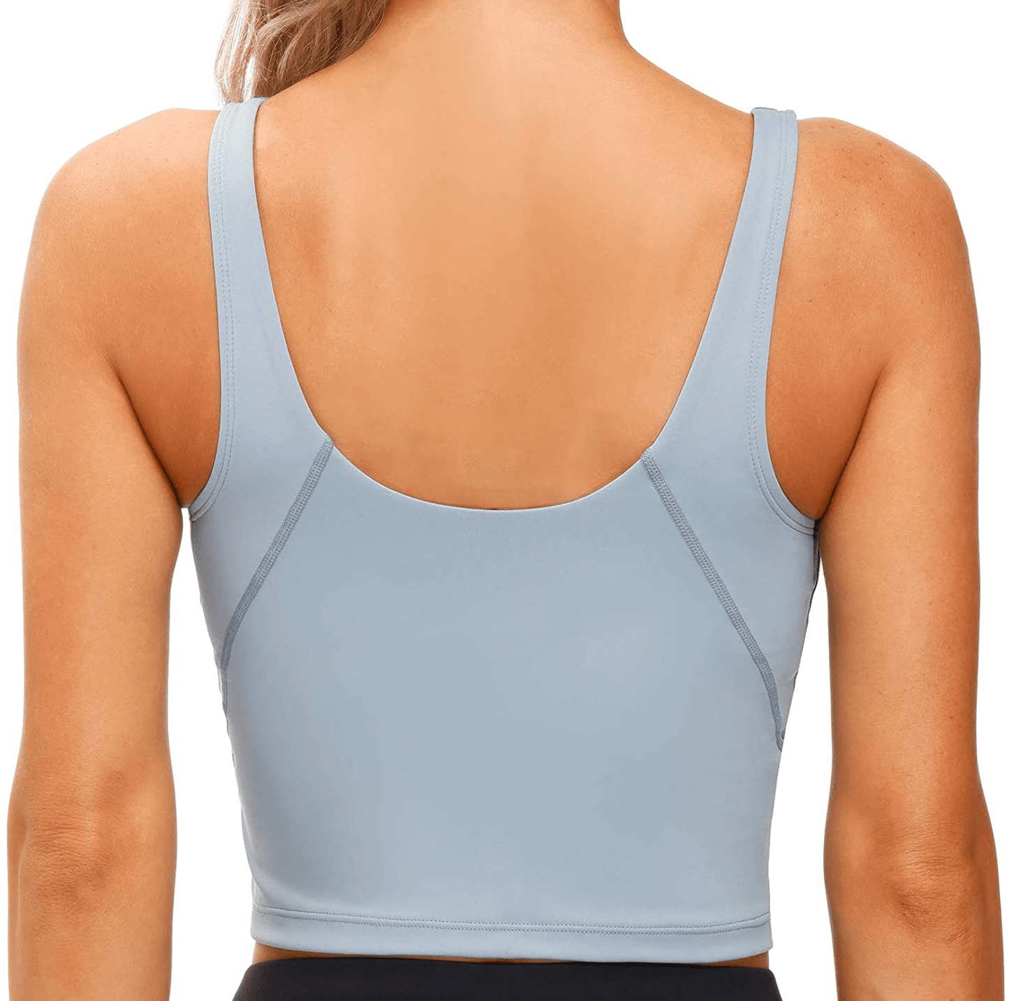 Women’S Longline Sports Bra Wirefree Padded Medium Support Yoga Bras Gym Running Workout Tank Tops Apparel & Accessories > Clothing > Underwear & Socks > Bras Kylie Max   