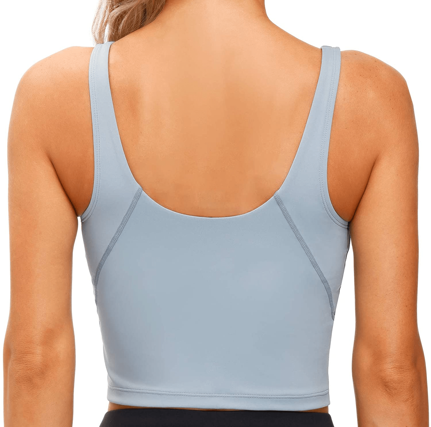 Women’S Longline Sports Bra Wirefree Padded Medium Support Yoga Bras Gym Running Workout Tank Tops Apparel & Accessories > Clothing > Underwear & Socks > Bras Kylie Max   